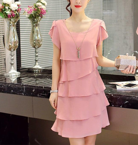 2023 summer wave cut sweet solid color short-sleeved slim-fit casual clothing ladies full set matching vest fashion simple O-neck casual new style 3*3