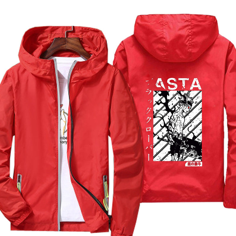 Waterproof hiking jacket black clover camping hiking ski mountaineering raincoat outdoor sports windproof clothing