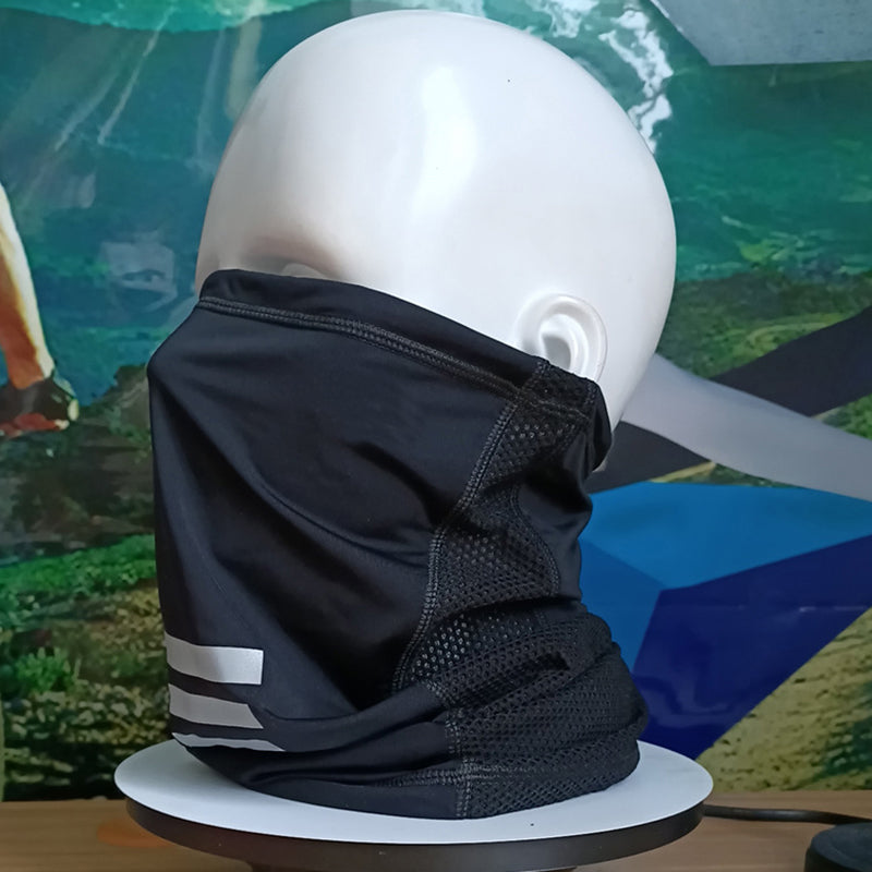 UV Protection Ice Silk headgear Face Cover Neck Tube Outdoor Sports Bandana Scarf mesh Breathable Hiking Scarf Neck Gaiter Bandana multifunctional
