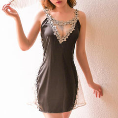 Ladies sexy lace nightdress