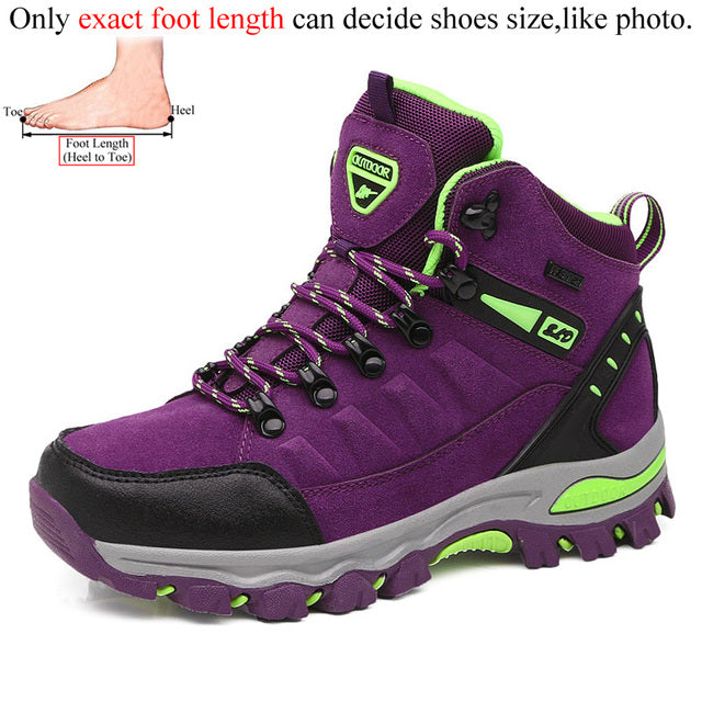 Winter Women's Outdoor Hiking Boots Hiking Shoes Women's Mountaineering Hiking Sneakers