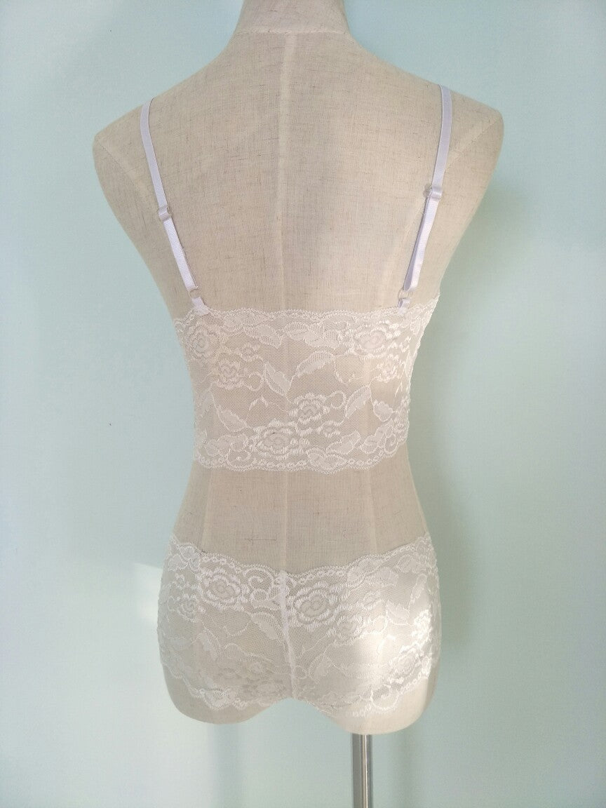 3pcs Ladies Lace Bra Panty Set Breathable Stretch Fashion Sling Underwear Set