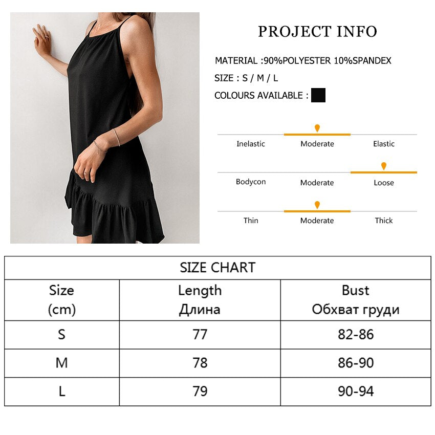 Hiloc Ruffle Sexy Night Dress Women Dresses 2021 Sleepwear Backless Nightgown Spaghetti Strap Nightdress Black Nighty Home Dress