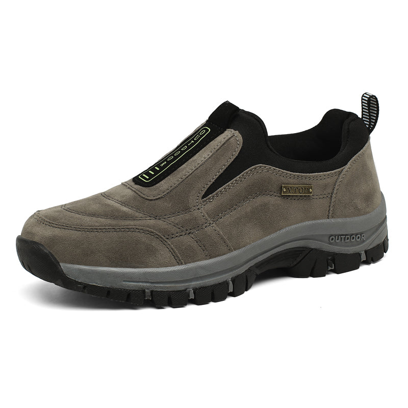 New outdoor leisure sports elderly walking shoes men's large size mountaineering running shoes trend fashion breathable fashion trend temperament men'