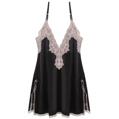 Ladies Comfortable Simulated Silk Homewear Nightdress