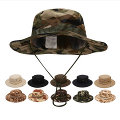 Tactical Army Fisherman Hat Army Fisherman Hat Military Training Visor Outdoor Sports Camouflage Hat Hunting Hiking Hunting Outdoor Hat