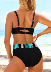 Swimsuit new Europe and America triangle halter bikini split large size swimsuit bikini