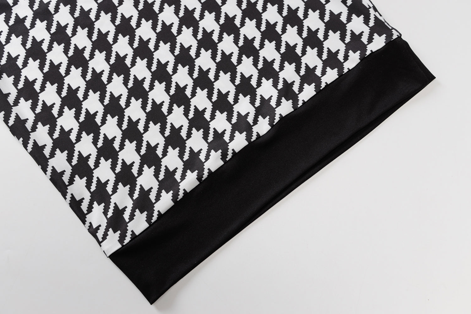 Female Houndstooth Print Women Long Sleeve Midi Dress Hollow Out Bodycon Sexy Streetwear 2022 Spring Autumn Club Elegant Slim