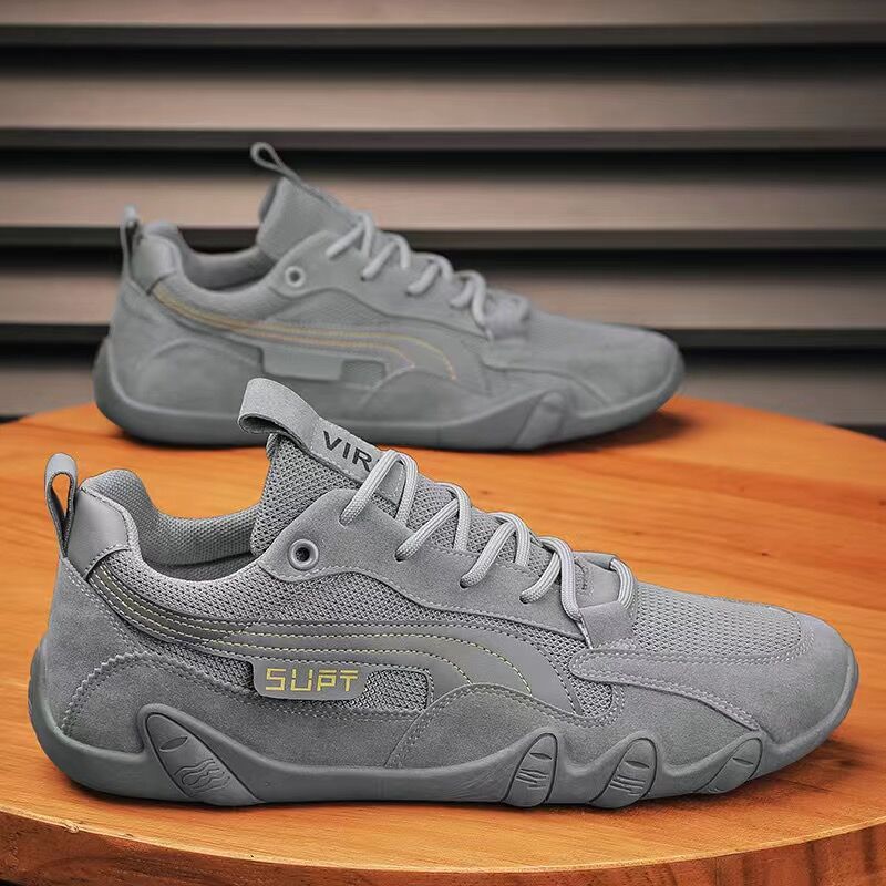 Summer and autumn new fashion breathable construction site work men's shoes  wear-resistant sports casual board shoes men's hiking shoes