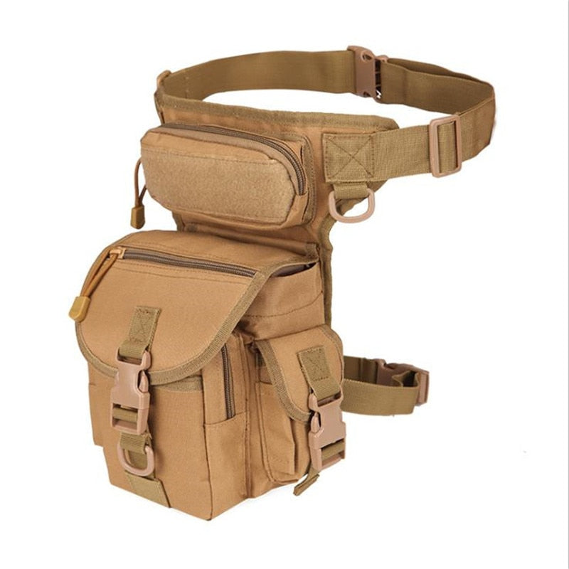 Military Tactical Drop Leg Bag Tool Fanny Thigh Pack Hunting Bag Waist Pack Motorcycle Riding Men Military Waist Packs