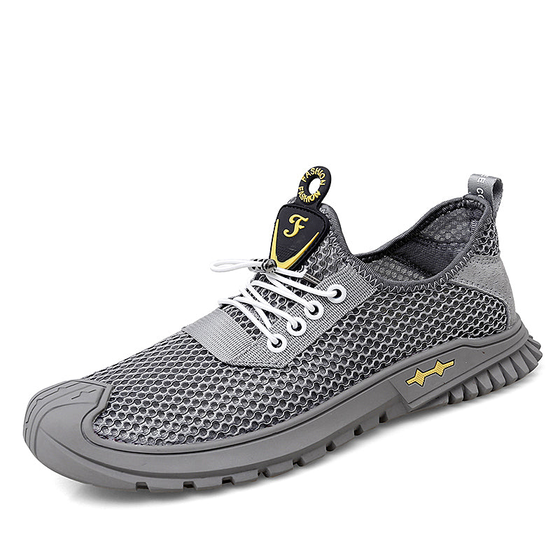 Men's mesh shoes, casual sports shoes, spring and summer  -top mesh cloth surface, lightweight, breathable, running, hiking, outdoor casual shoes, men