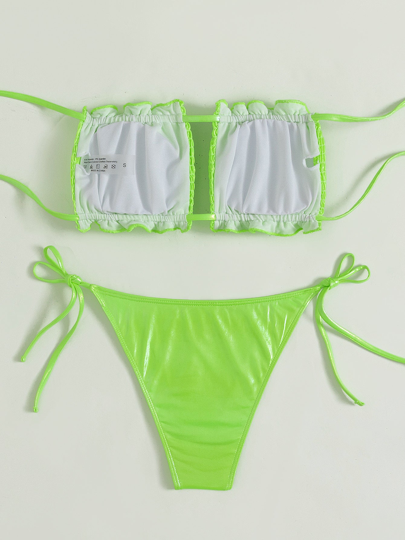 New bikini swimwear European and American ladies sexy solid color swimsuit