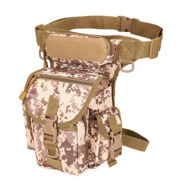 Military Tactical Drop Leg Bag Tool Fanny Thigh Pack Hunting Bag Waist Pack Motorcycle Riding Men Military Waist Packs