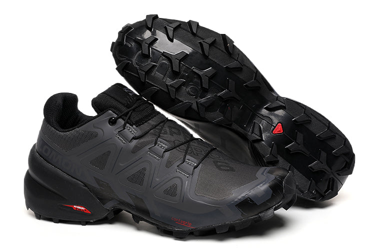 Dark gray Salomon XA PRO 3D v8 men's trail running shoes women's breathable sports running shoes outdoor hiking shoes