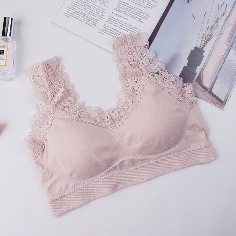 bras Yoga vest motion Underwear lace Camisole Underwear Thread seamless sexy underwear