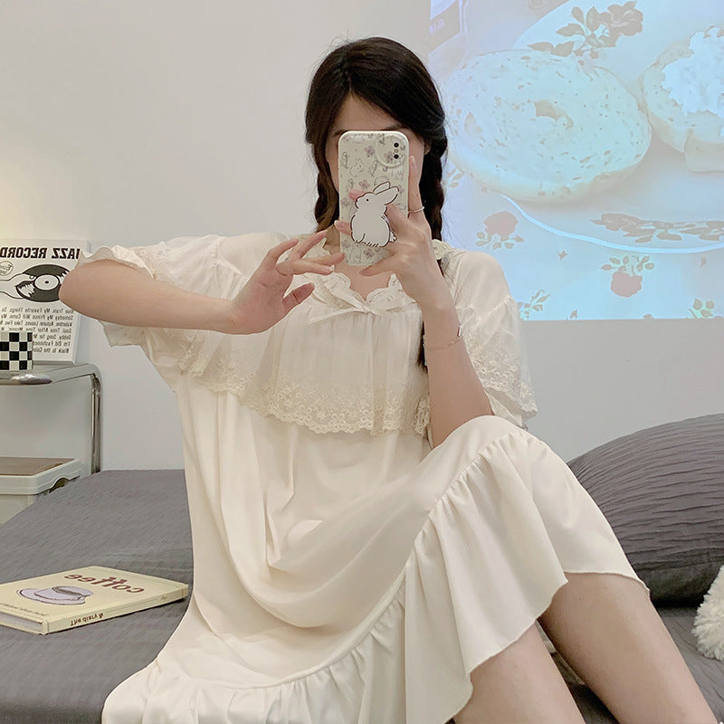 بيجامة جديدة لعام 2023 تنورة بيجامة حريرية صيفية للسيدات بلوفر طويل صيفي فستان نوم غير رسمي بنمط نسائي