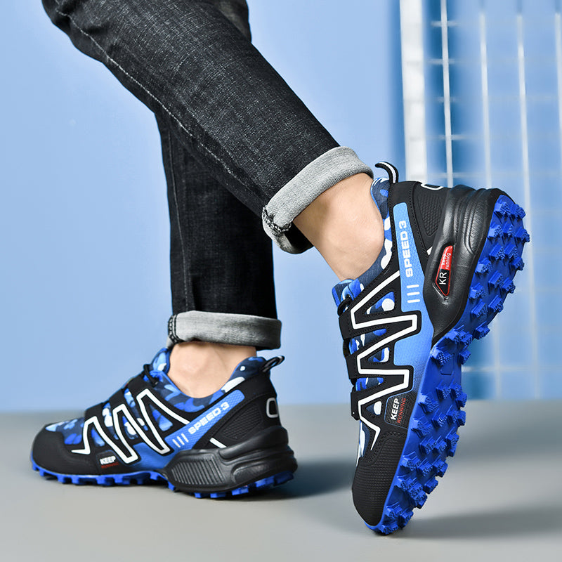 Outdoor Hiking Shoes Plus Size Men's Camouflage Hiking Shoes Lightweight Sneakers