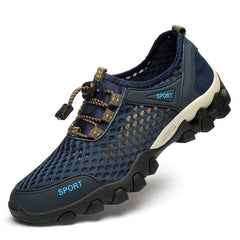 Explosive style men's outdoor leisure breathable mesh hiking shoes
