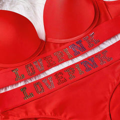 Victoria Diamond Underwear Women's Gathering Comfortable Bra