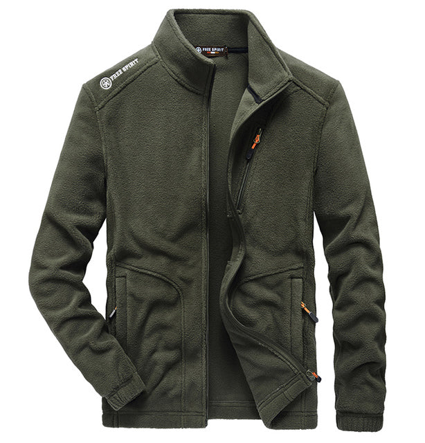 Winter Bomber Jacket Men's Tactical Soft Shell Fleece Hiking Jacket Streetwear Travel Mountain Military Camping Wear Men's Clothing