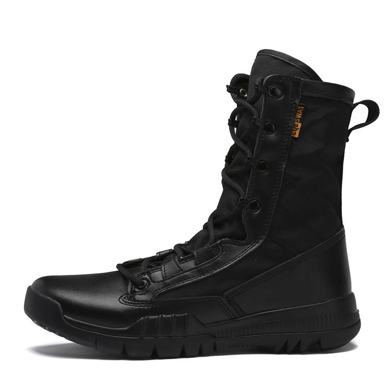 Spring and autumn  -top hiking boots outdoor men's  -top military boots training shoes sports shoes tactical boots