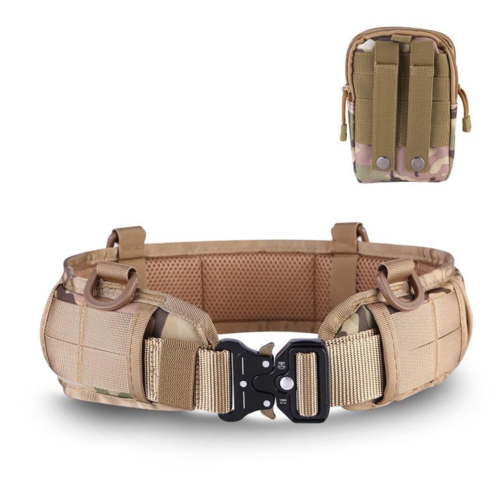 Multifunction Outdoor MOLLE Tactical Battle Belt Hunting Set Belt Military Inner Waist Belt With Phone Tool Bag For CS Shooting