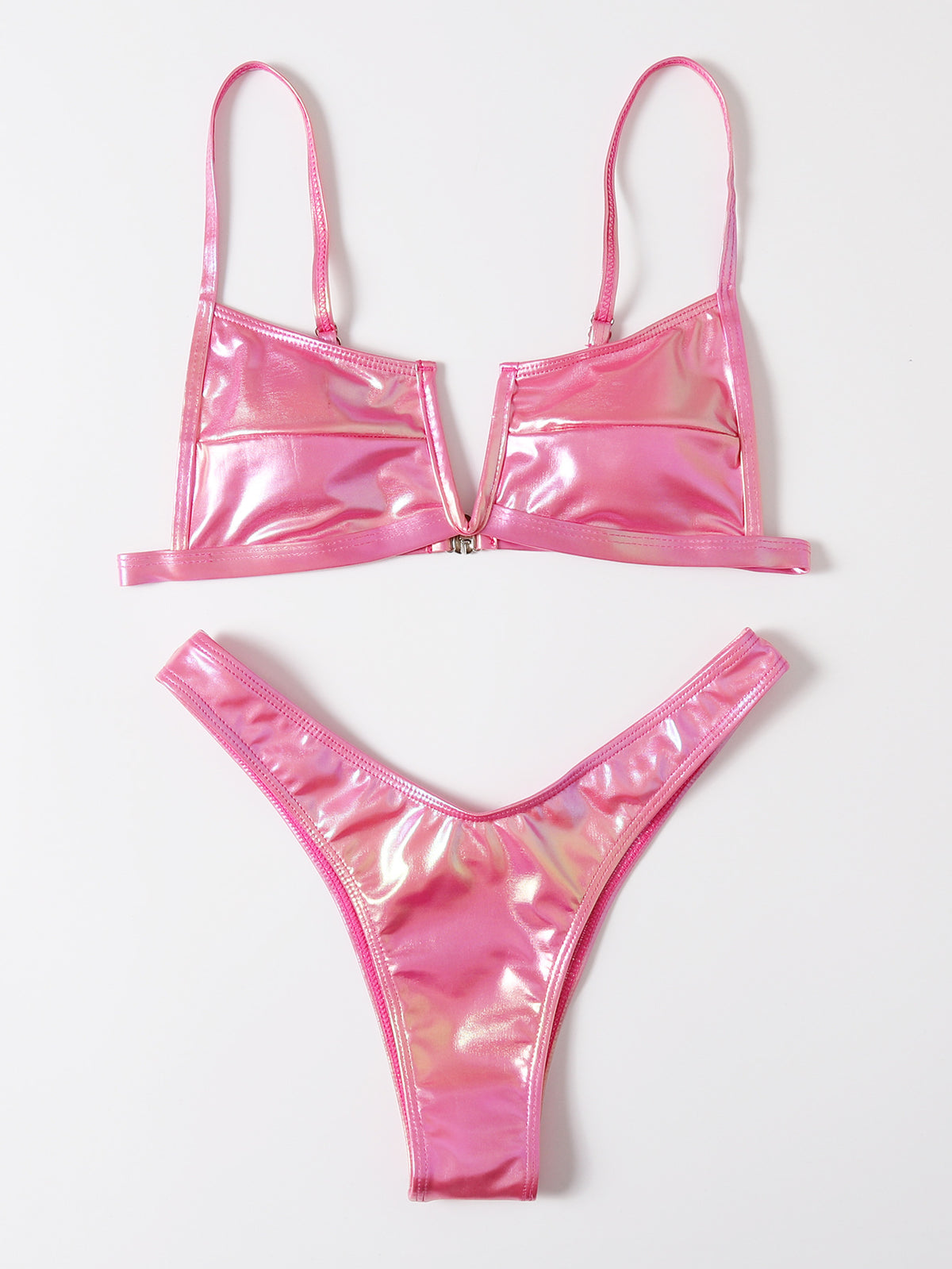 Hot Selling Sexy Leather Gradient One Piece Swimsuit