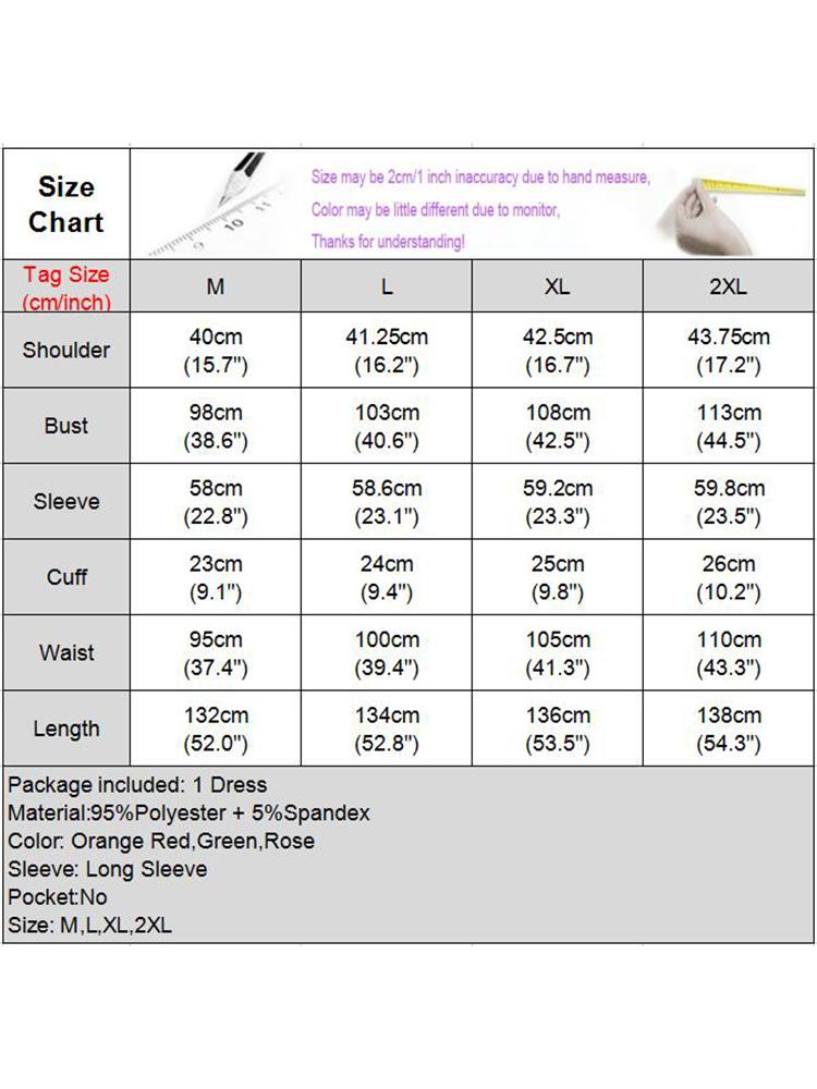 فساتين VONDA Women Boho Vintage Wave Point المطبوعة بطول الكاحل Sping الخريف غير رسمية فضفاضة وياقة واقفة وأكمام طويلة