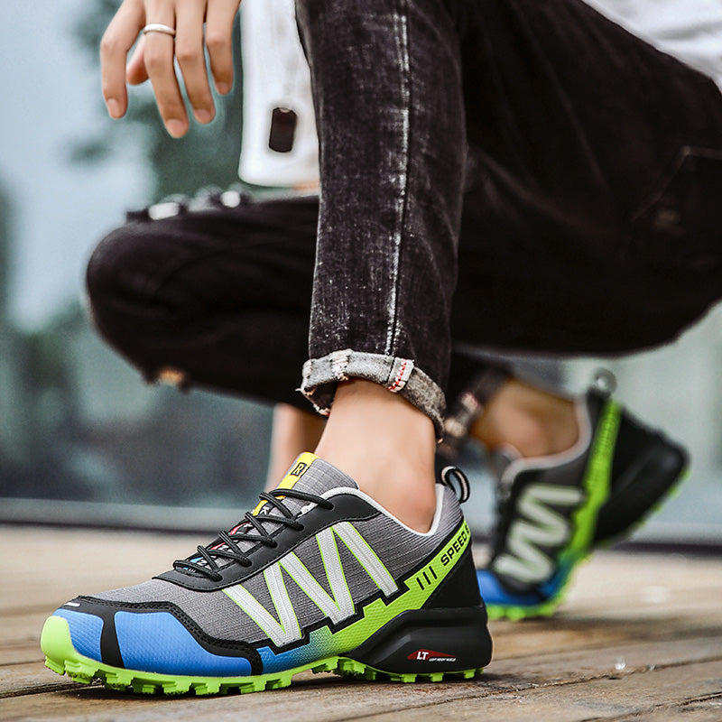 High-quality comfortable non-slip breathable outdoor large size casual men's shoes hiking shoes men's shoes breathable not to wear feet comfortable