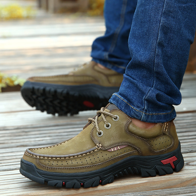 Men's shoesLeather men's casual shoesOutdoor hiking shoes