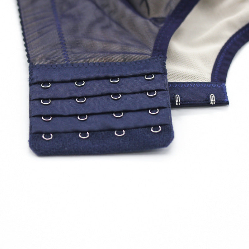 Lace, no steel ring, small chest gather bra