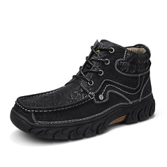 Men's shoes autumn and winter models leather shoes large size  -top shoes increase  boots trend fashion casual men's hiking shoes