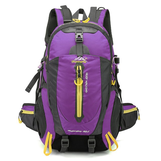 Men 40L waterproof backpack travel pack  Hiking sports bag pack Outdoor Climbing Mountaineering Camping backpack for male