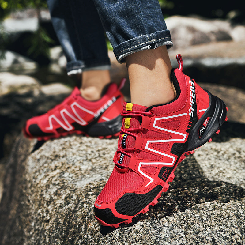 Men's Outdoor Hiking Shoes Non-Slip Trail Running Shoes Travel Climbing Shoes Light Sneakers