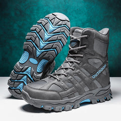 Large size high-top military boots rubber outsole outdoor tactical boots military boots desert boots high-top boots size 39-47
