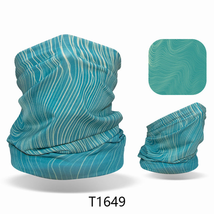 New UV Protection Cycling Balaclava Scarf Outdoor Sports Breathable bib Fishing Hiking Neck Gaiter sunscreen ice silk turban Bib seamless headscarves