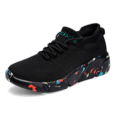 2023 new large size flying weaving sports casual shoes hiking shoes casual trendy shoes