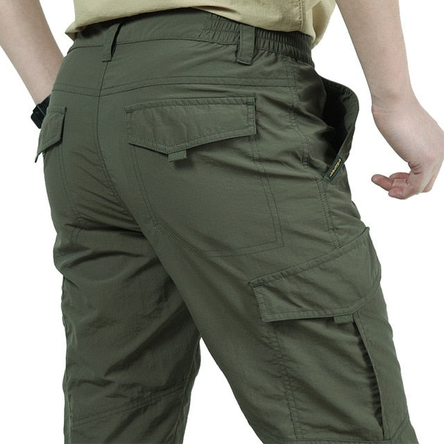 KB Men's Lightweight Tactical Pants Breathable Summer Casual Army Military Long Trousers Male Waterproof Quick Dry  Pants