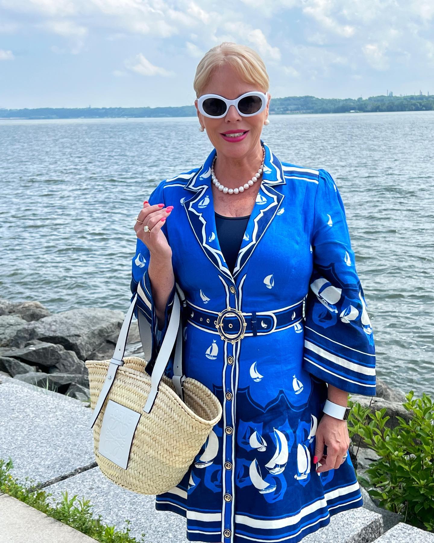 فستان قميص طباعة غير منتظمة 