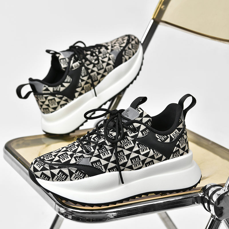 Dad shoes 2022 new fashion trend thick-soled men's shoes breathable casual sports shoes men's shock-absorbing lightweight outdoor running shoes