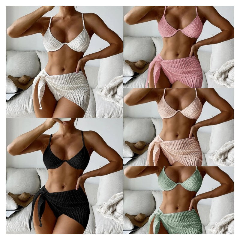 Sexy bikini split bikini three-piece swimsuit female 1