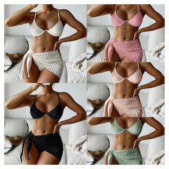 Sexy bikini split bikini three-piece swimsuit female 1