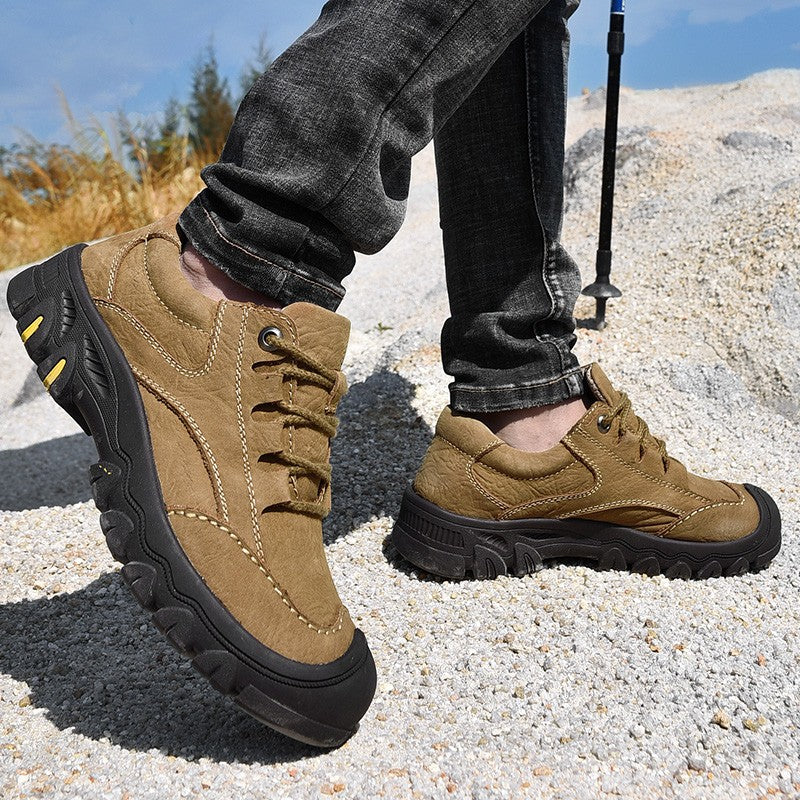 Cowhide Man motion outdoors Casual shoes Climbing shoes Back Country