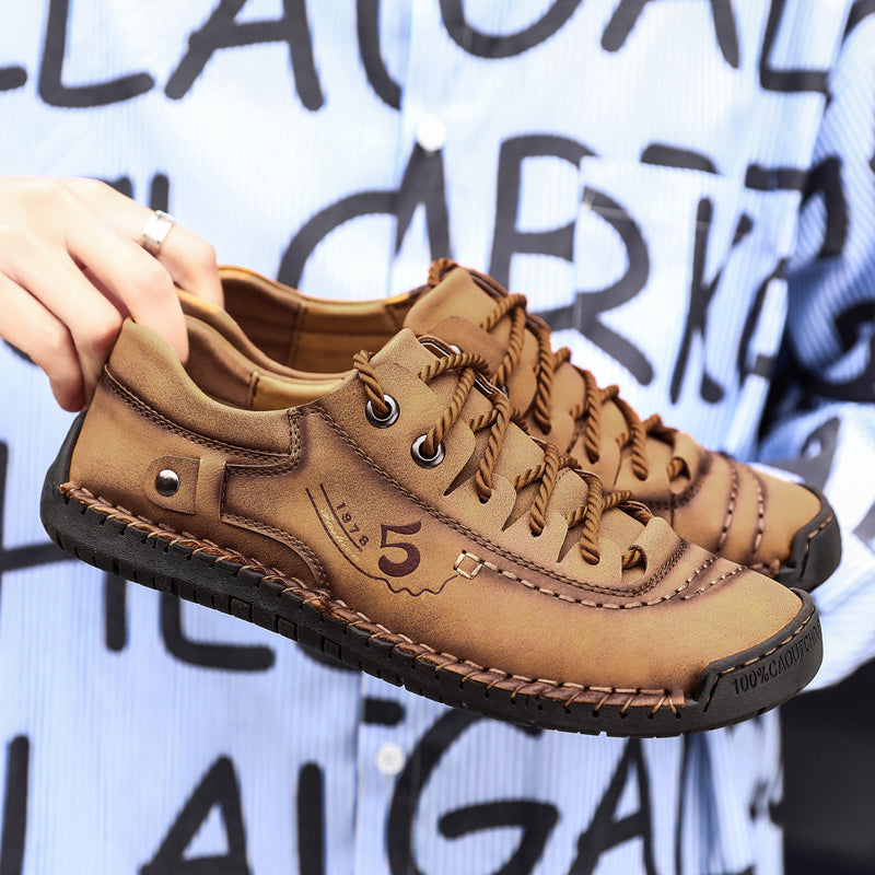 DUDE Jeep/Jeep hiking shoes men's breathable non-slip travel shoes summer middle-aged sports men's shoes outdoor hiking shoes