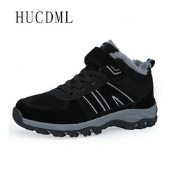 Women Boots Plush Warm Snow Mens Boots Men Work Hiking Shoes Sneakers High Top Waterproof Rubber Ankle Boots