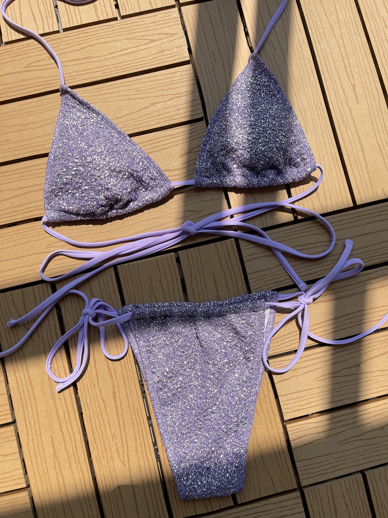 European and American new bikini strap triangle swimsuit sexy swimsuit