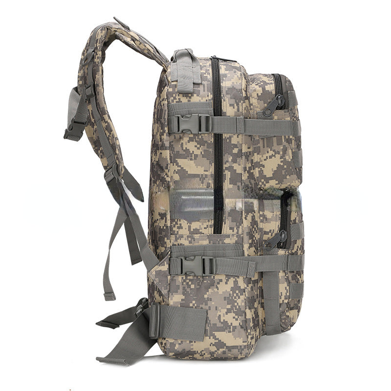 حقيبة ظهر للمشي لمسافات طويلة مقاومة للماء للرياضات الخارجية للرجال حقيبة ظهر لتسلق الجبال 