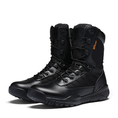 Tactical breathable  -top lightweight military boots outdoor men's shoes desert for land combat special forces mountaineering military boots men's shoes