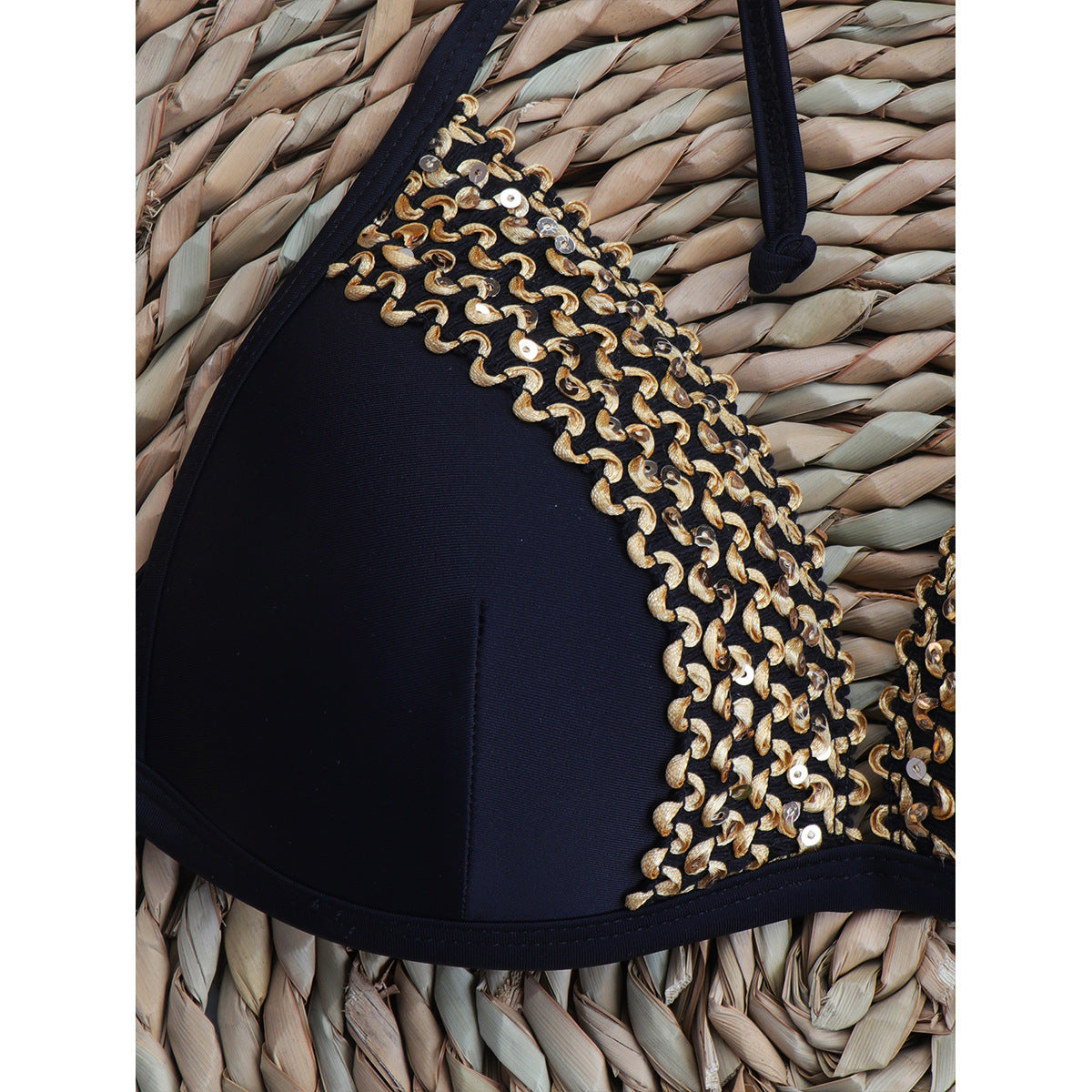 Bikini2022 new ribbon swimsuit sexy bikini fashion ladies split swimsuit Europe and the United States spot wholesale