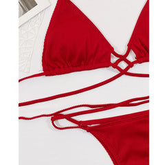 Sexy Bikini Multicolor Brazilian Thong Swimwear Women Bandage Solid Swimsuit Micro Beachwear Swimsuit Summer Bikini Set